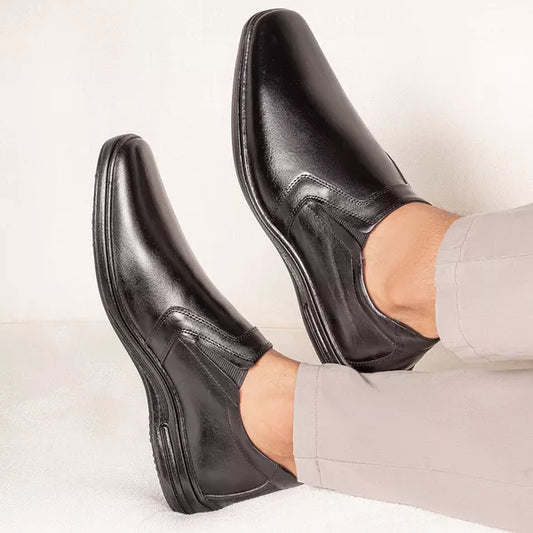 Chaussure Homme Confort Anatomique à Enfiler – Noire