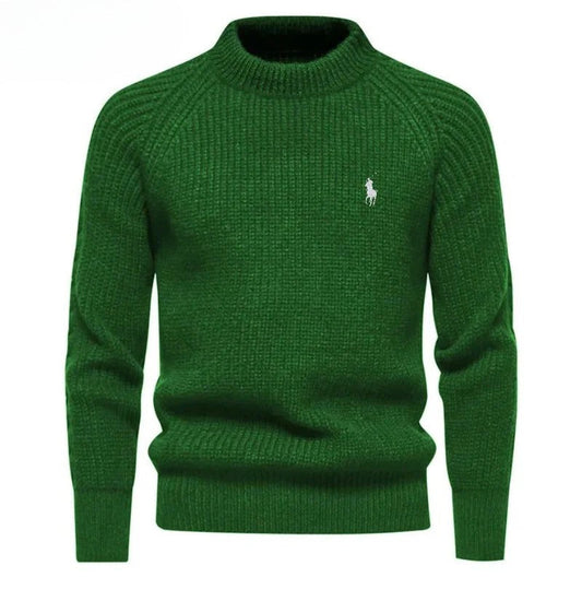 Pull col rond en coton