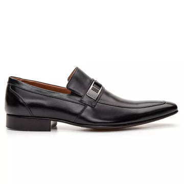 Loafer Habillé Homme – Semelle en Cuir, Noir
