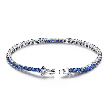 [POUR 1 ACHETÉ, 1 OFFERT !] Bracelet homme Riviera Zirconia Celeste