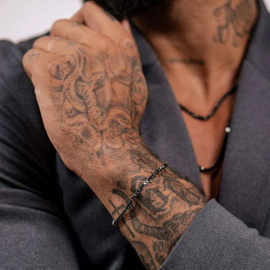 [POUR 1 ACHETÉ, 1 OFFERT !] Bracelet homme Black-Out Riviera