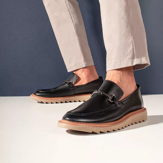 Mocassin Loafer Homme à Semelle Crantée – Modèle Premium 3653